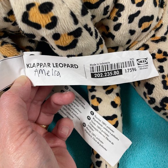 IKEA Klappar Leopard Large Stuffed Animal (Body ~ 30" long) - Picture 7 of 13